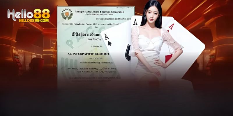 Top 3 giấy phép hoạt động của nhà cái Hello88