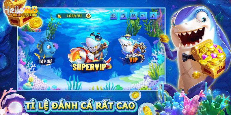 Sử dụng mẹo chơi bắn cá công chúa cho tỉ lệ thắng cao tại Hello88