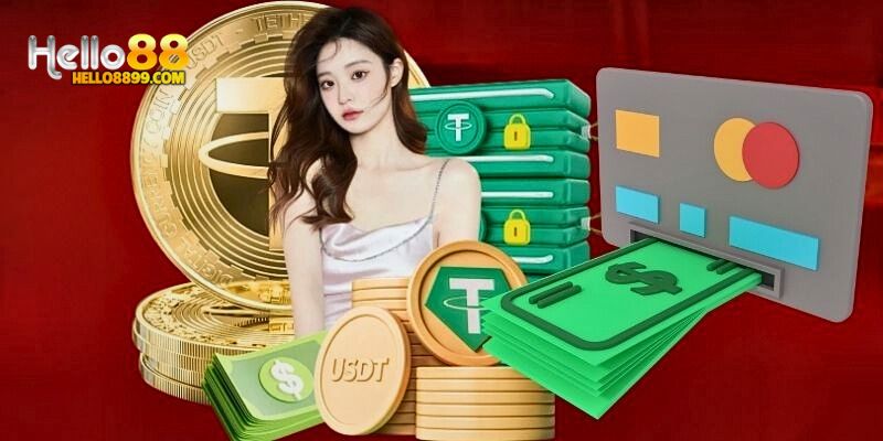 Hỗ trợ 3 phương thức thanh toán Hello88 nhanh chóng